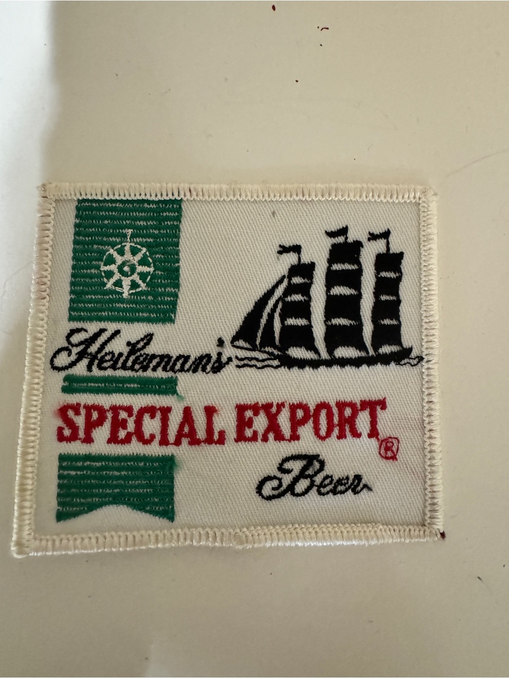 Heileman's Special Export Beer Embroidered Patch - White, Green, Red, Black